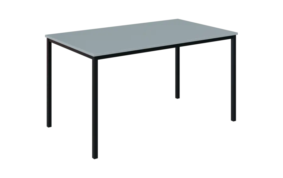 JPT 140 Jídelní stůl 1394 x 800 mm, deska šedá / podnož černá